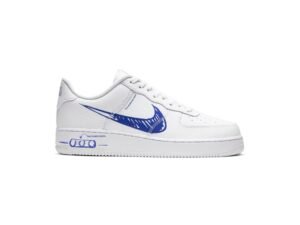 Air Force 1 Sketch WHITE BLUE
