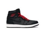 Air Jordan 1 High BLACK SATIN GYM RED