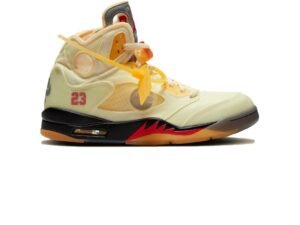 Air Jordan 5 x Off-White SAIL