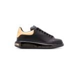 Alexander McQueen Oversized Sneaker Clear Sole BLACK GOLD