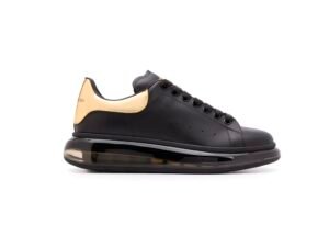 Alexander McQueen Oversized Sneaker Clear Sole BLACK GOLD