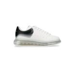 Alexander McQueen Oversized Sneaker Clear Sole WHITE BLACK
