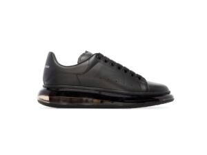 Alexander McQueen Oversized Sneaker Clear Sole BLACK