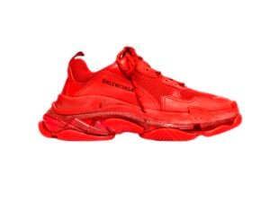 Triple-S CLEAR SOLE RED