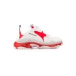 Triple-S CLEAR SOLE WHITE RED