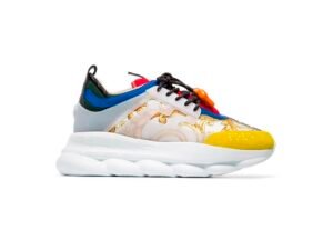 Chain Reaction Sneaker WHITE BLUE YELLOW