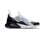 Air Max 270 WHITE BLACK METALLIC GOLD