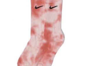 CALCETINES TIE DYE ROJOS