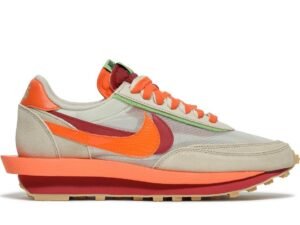 Nike LD Waffle sacai CLOT Kiss of Death Net Orange Blaze