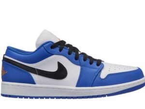 Jordan 1 Low Hyper Royal Orange Peel