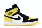 Jordan 1 Mid Yellow Toe Black
