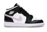 Jordan 1 Mid White Black Light Arctic Pink