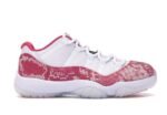 Jordan 11 Low Pink Snakeskin