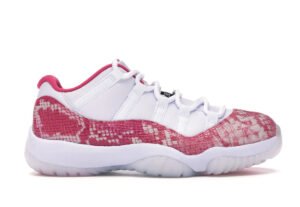 Jordan 11 Low Pink Snakeskin