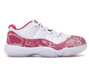 Jordan 11 Low Pink Snakeskin