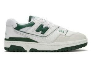 New Balance 550 White and green