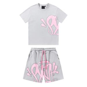 Syna World Gray Pink Short set